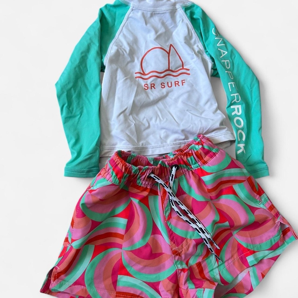 Snapper Rock Colorful Baby Swim Shorts